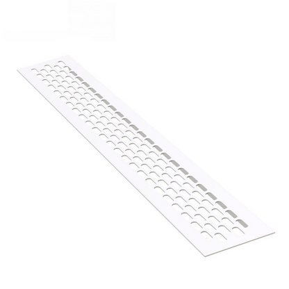 Rejilla de ventilación de aluminio 480x80mm - Blanco – Furnica
