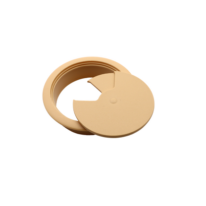 Pasacables de plástico Ø60 mm, beige