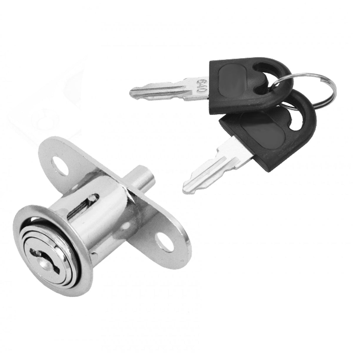 Cerradura de gabinete para puertas deslizables de 19x24mm - Cromo – Furnica