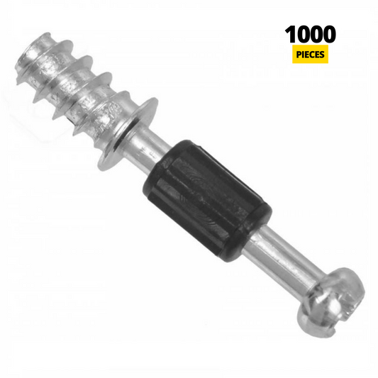 Clavija de espiga de 24 mm con rosca de tornillo euro - 1000 piezas (2) – Furnica