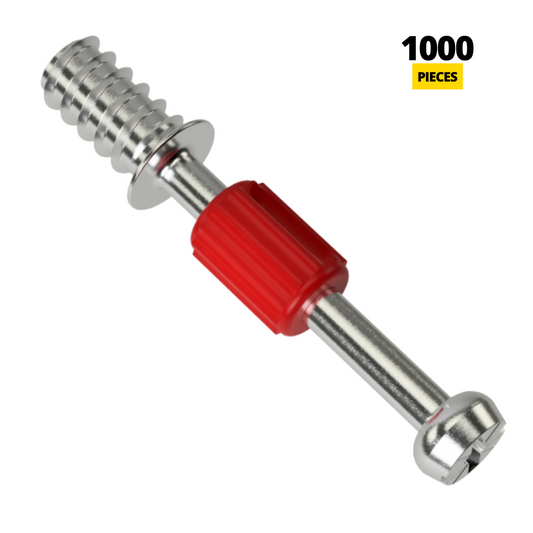 Clavija de unión de 28 mm con rosca de tornillo euro - 1000 piezas (2) – Furnica
