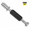 Clavija de unión de 34 mm con rosca de tornillo euro - 1000 piezas