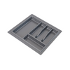Bandeja para cubiertos para cajón, ancho del gabinete: 400 mm, profundidad: 430 mm - Metálica