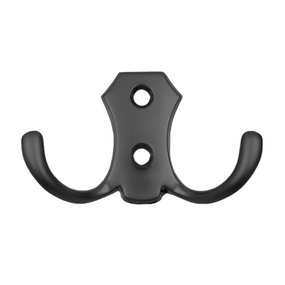 Doble gancho para batas - Negro WP02 – Furnica