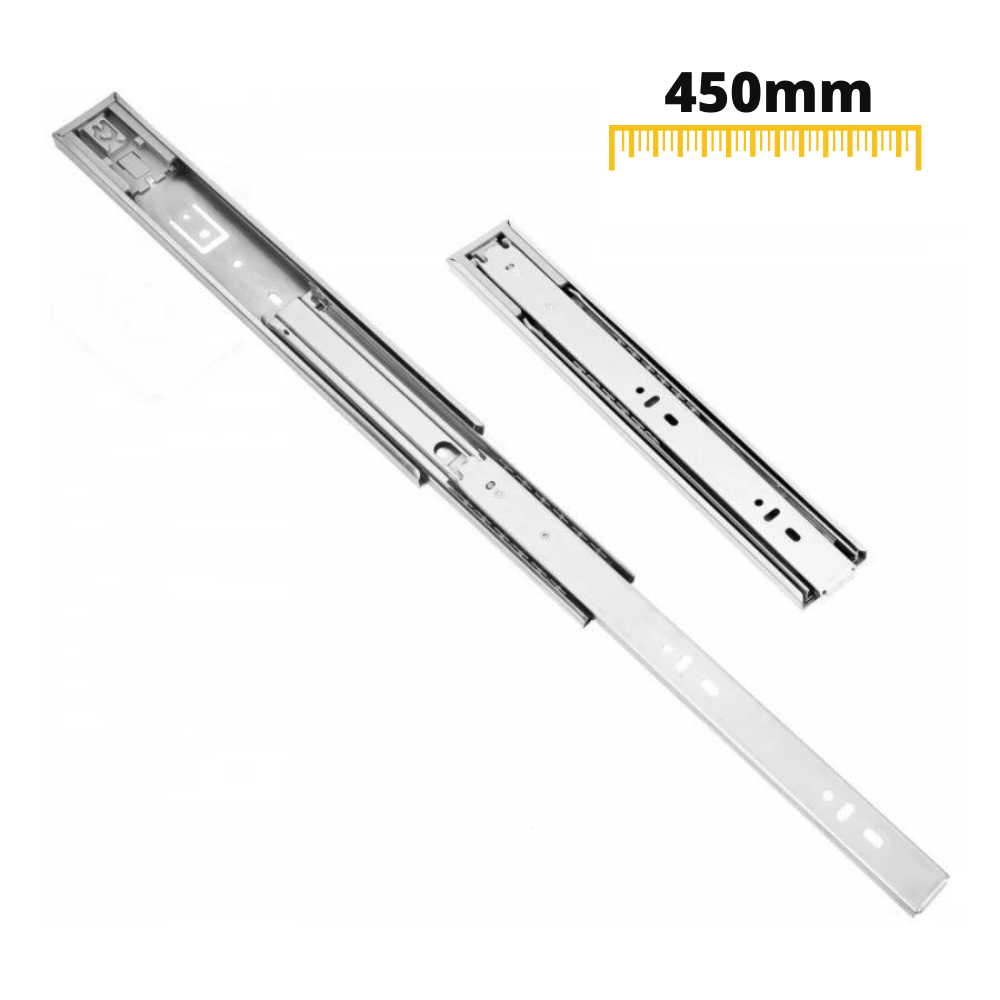 Corredores de cajón de empuje para abrir de 450 mm - H45 (lado derecho e izquierdo)