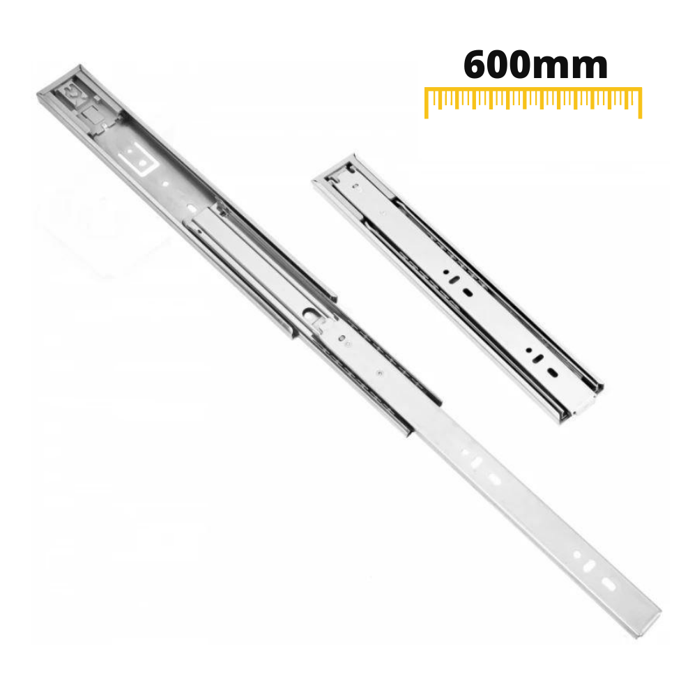 Corredores de cajón de empuje para abrir de 600 mm - H45 (lado derecho e izquierdo)