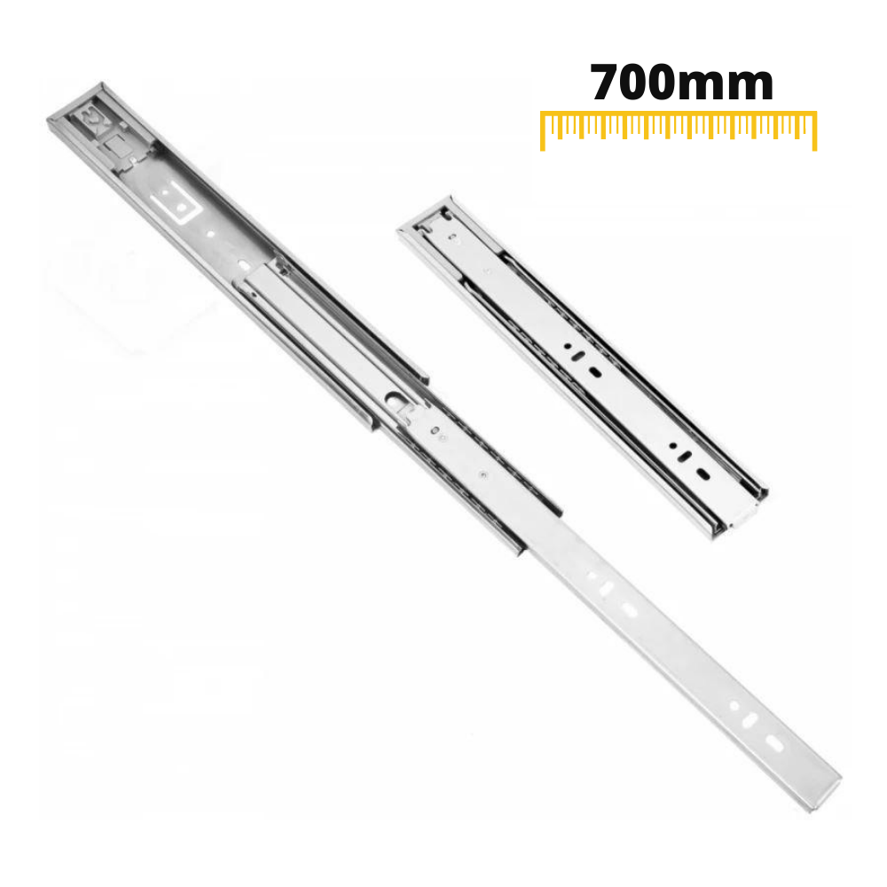 Corredores de cajón de empuje para abrir de 700 mm - H45 (lado derecho e izquierdo)