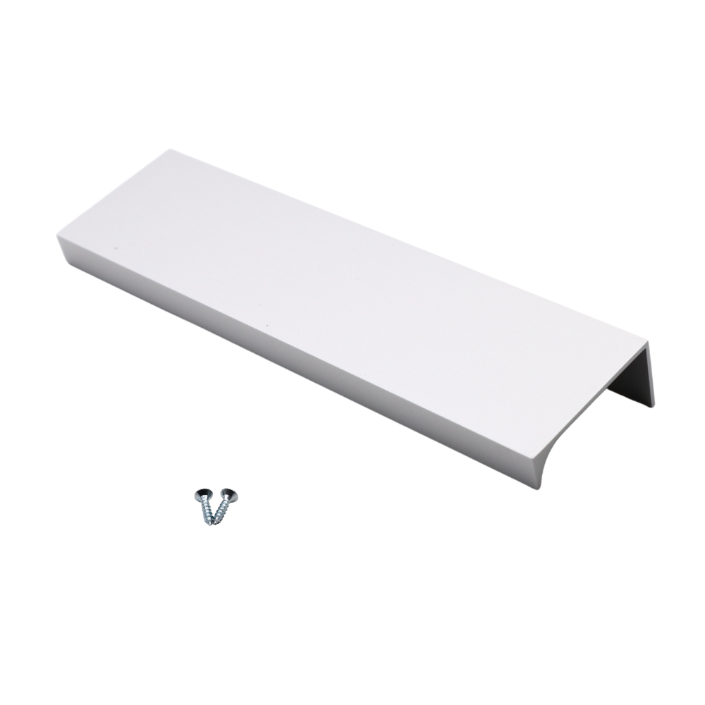 Mango de perfil de agarre Edge de 128 mm (longitud total de 148 mm) - Aluminio – Furnica