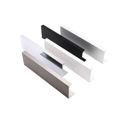 Mango de perfil de agarre Edge de 128 mm (longitud total de 148 mm) - Negro (5) – Furnica