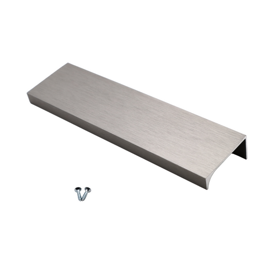 Mango de perfil de agarre Edge de 128 mm (longitud total de 148 mm) - Acero cepillado – Furnica