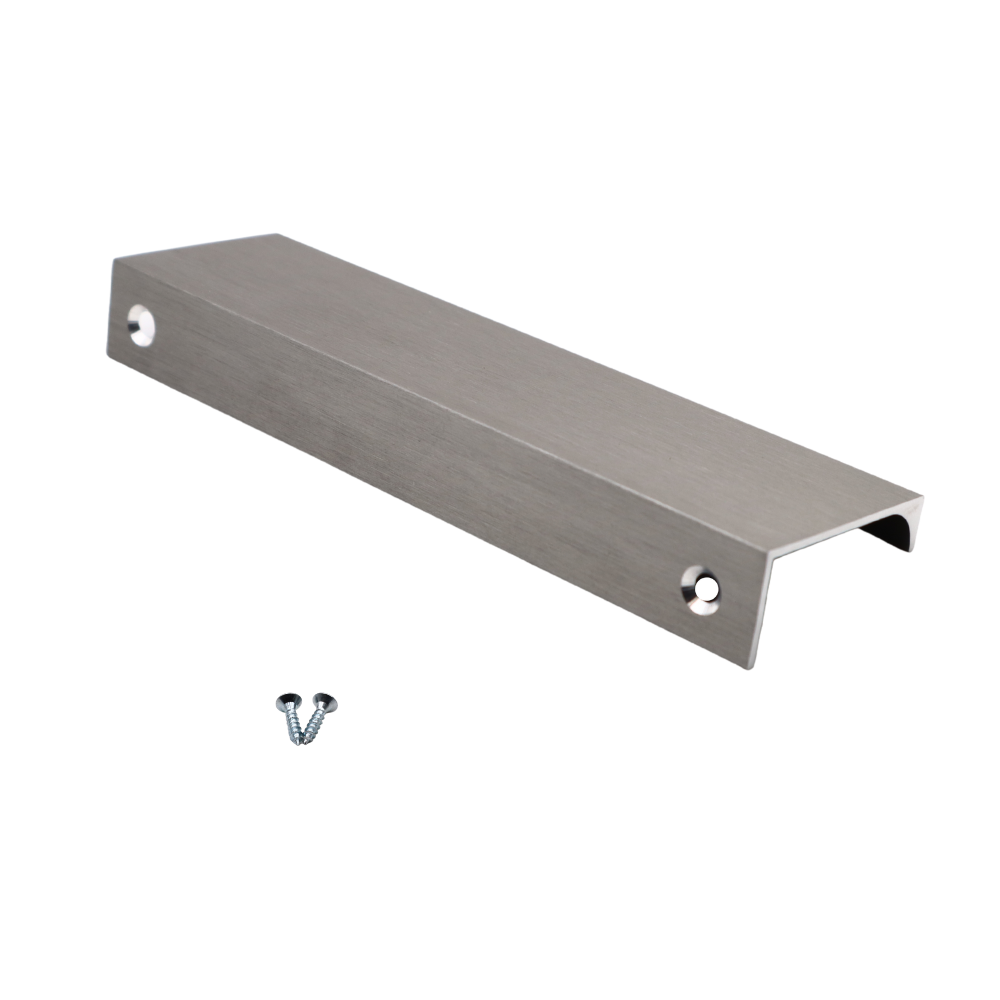 Mango de perfil de agarre Edge de 128 mm (longitud total de 148 mm) - Acero cepillado (3) – Furnica