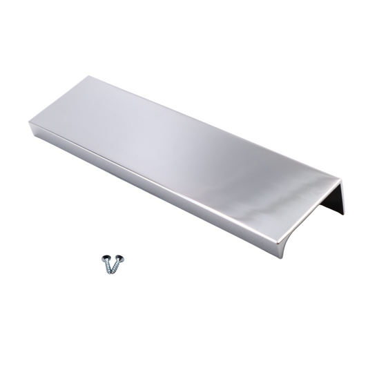 Mango de perfil de agarre en el borde de 128 mm (longitud total de 148 mm) - Cromo – Furnica