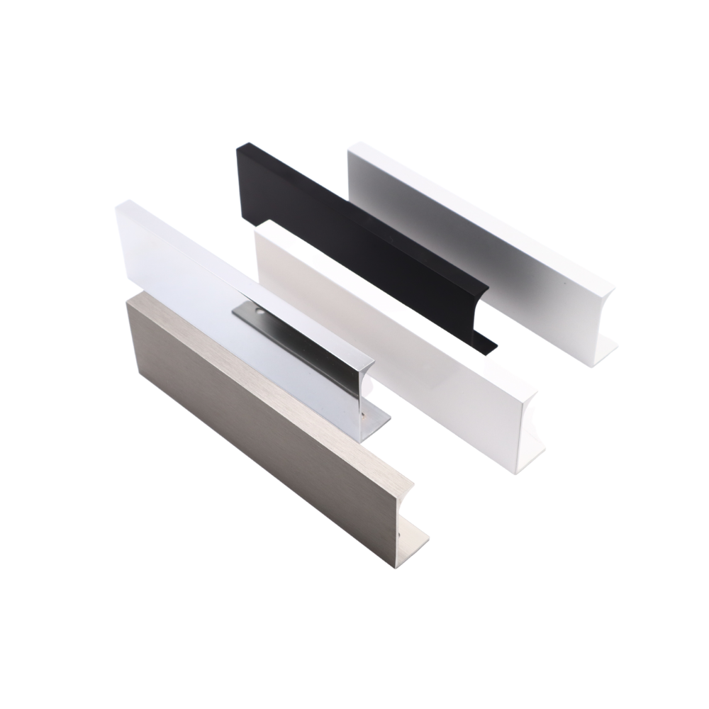 Mango de perfil de agarre Edge de 128 mm (longitud total de 148 mm) - Blanco (5) – Furnica