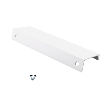 Mango de perfil de agarre Edge de 128 mm (longitud total de 148 mm) - Blanco (3) – Furnica