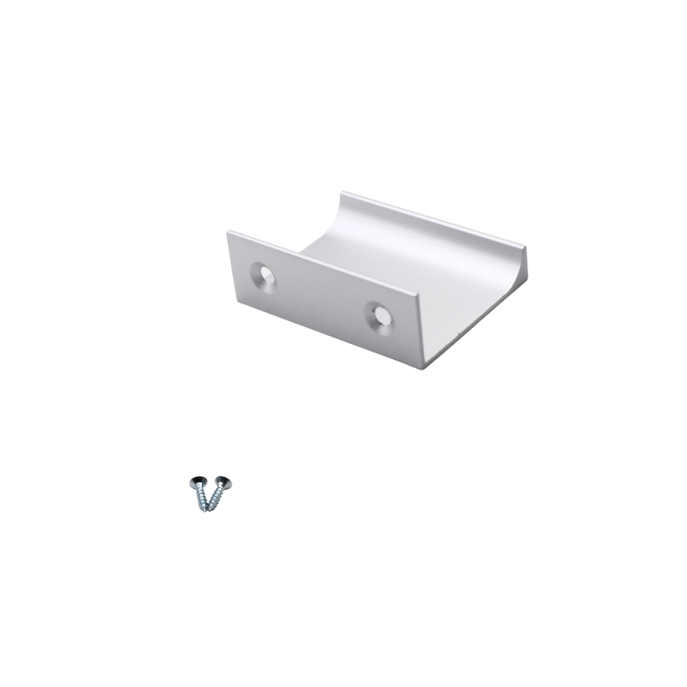 Mango de perfil de agarre Edge de 32 mm (52 mm de longitud total) - Aluminio (2) – Furnica