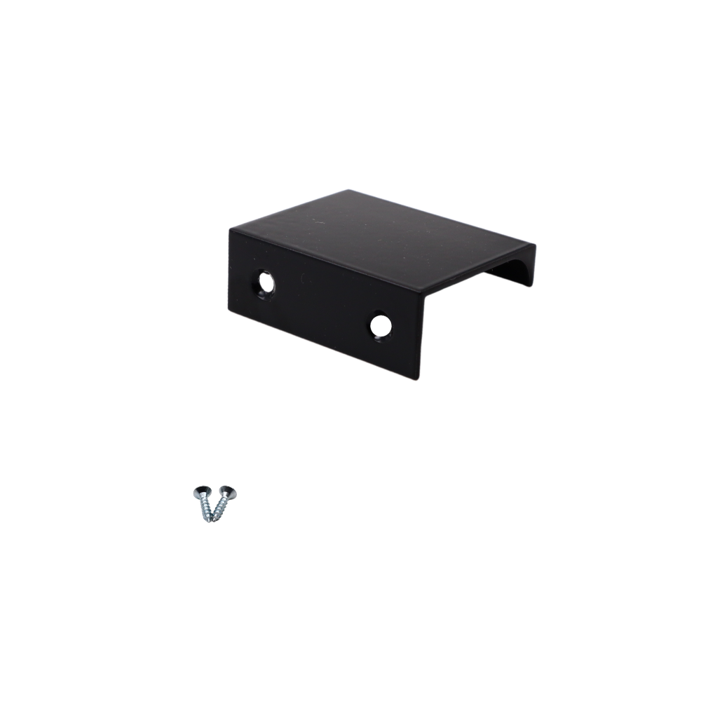 Mango de perfil de agarre Edge de 32 mm (longitud total de 52 mm) - Negro (3) – Furnica