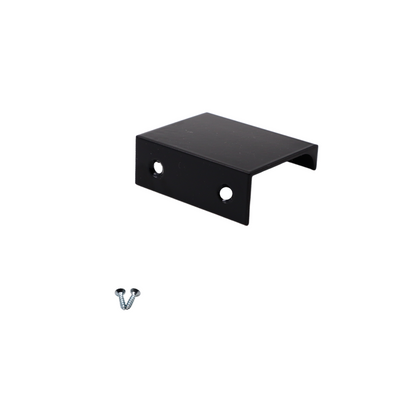 Mango de perfil de agarre Edge de 32 mm (longitud total de 52 mm) - Negro (3) – Furnica