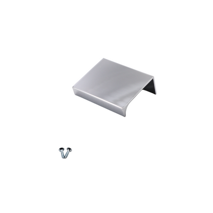 Mango de perfil de agarre en el borde de 32 mm (52 mm de longitud total) - Cromo – Furnica