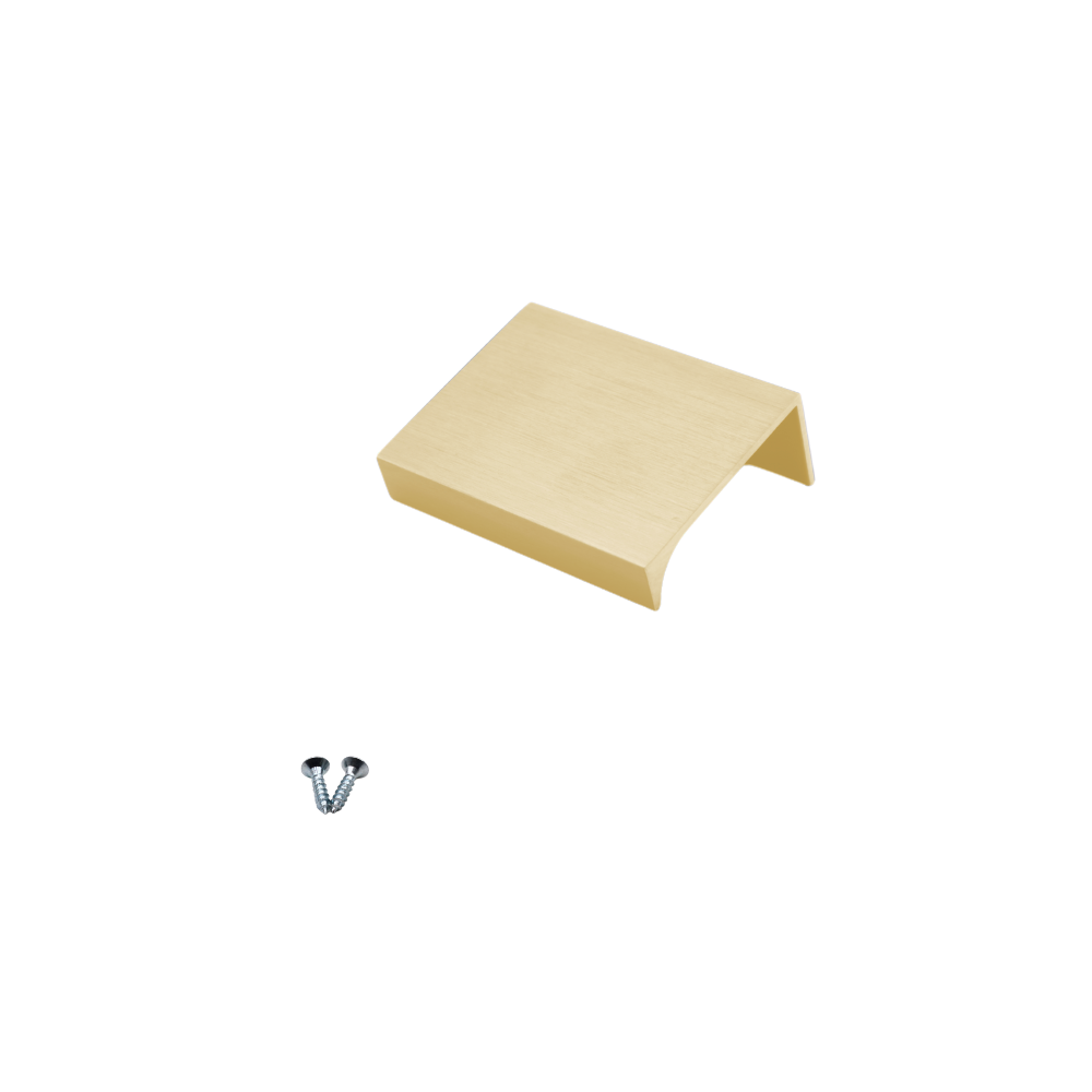 Mango de perfil de agarre Edge de 32 mm (52 mm de longitud total) - Dorado – Furnica
