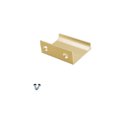 Mango de perfil de agarre Edge de 32 mm (52 mm de longitud total) - Dorado (4) – Furnica