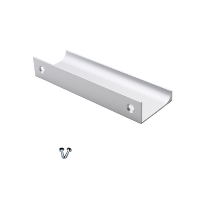 Mango de perfil de agarre Edge de 96 mm (116 mm de longitud total) - Aluminio (2) – Furnica