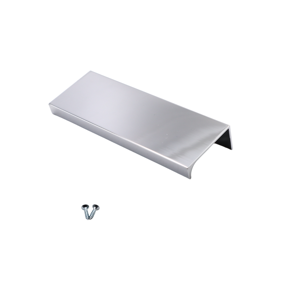 Mango de perfil de agarre en el borde de 96 mm (116 mm de longitud total) - Cromo – Furnica