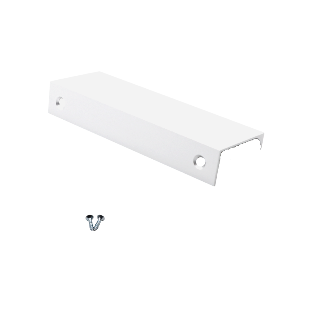 Mango de perfil de agarre Edge de 96 mm (116 mm de longitud total) - Blanco