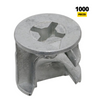 Cierre de leva para muebles de 15 mm, a=9.0 mm (1000 piezas)