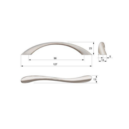 Asa de mueble 96mm UZ05 - Satinado (2) – Furnica
