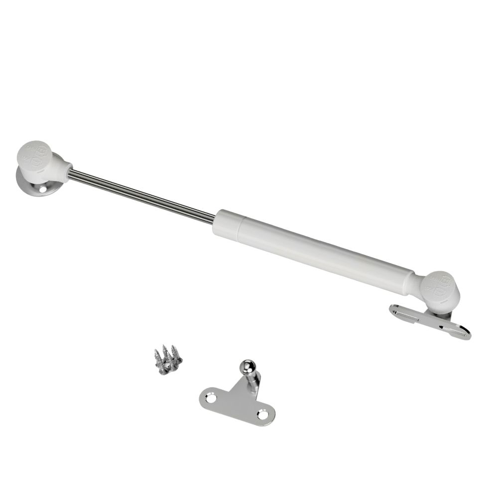 Amortiguador de gas de 250 mm - Blanco - 60N – Furnica