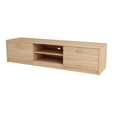 JANE - Mueble TV con 2 puertas y 1 estante - Roble Sonoma A36cm A160cm P41cm