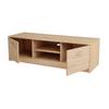 GRACE - Mueble TV con 2 puertas y 1 estante - Roble Sonoma A36cm A120cm P41cm