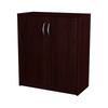 JULIA - Gabinete base con estantes - 2 puertas - Wenge H85cm W74cm D35cm