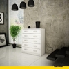 JULIA - Zapatero - Almacenamiento de 5 niveles - Blanco mate H85cm W74cm D35cm