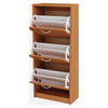 JULIA - Zapatero - Almacenamiento de 3 niveles - Aliso H116cm W50cm D28cm