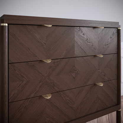 Tirador de muebles LEAF Edge Pull de 32 mm (longitud total de 60 mm) - Dorado latón. (10) – Furnica