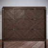 Tirador de muebles LEAF Edge Pull de 32 mm (longitud total de 60 mm) - Plateado mate perlado.