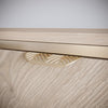 Tirador de muebles LEAF Edge Pull de 64 mm (longitud total de 118 mm) - Dorado latón.