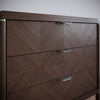 Tirador de muebles LEAF Edge Pull de 64 mm (longitud total de 118 mm) - Plateado mate perlado.