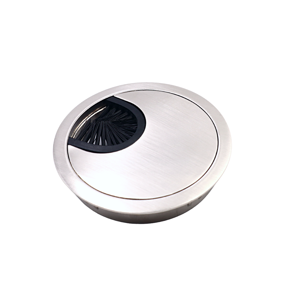 Pasacables de metal de 60 mm - Acero cepillado – Furnica