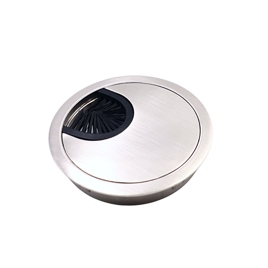 Pasacables de metal de 60 mm - Acero cepillado – Furnica