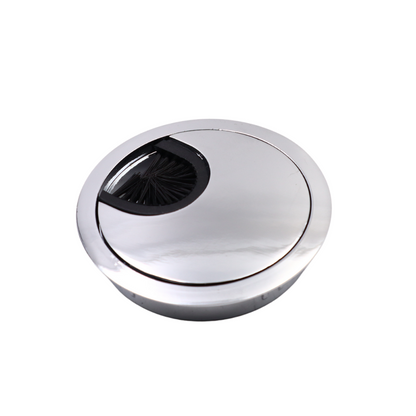 Pasacables de metal de 60 mm - Cromado – Furnica