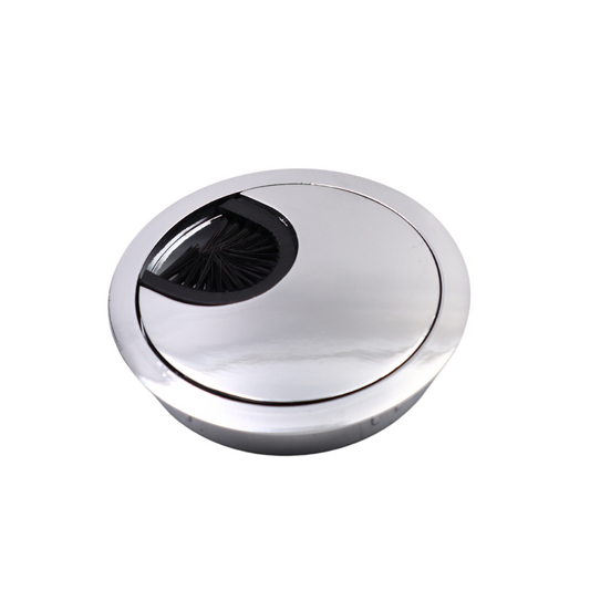Pasacables de metal de 60 mm - Cromado – Furnica