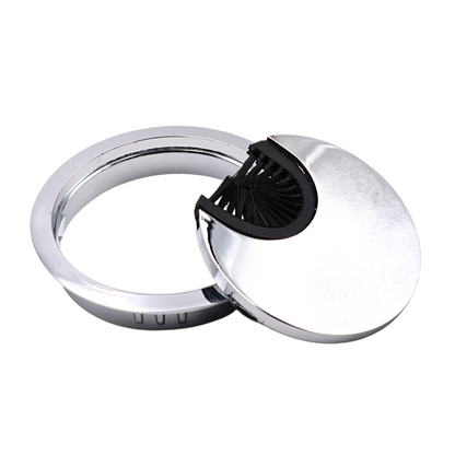 Pasacables de metal de 60 mm - Cromado (2) – Furnica