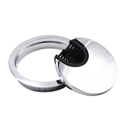 Pasacables de metal de 60 mm - Cromado (2) – Furnica