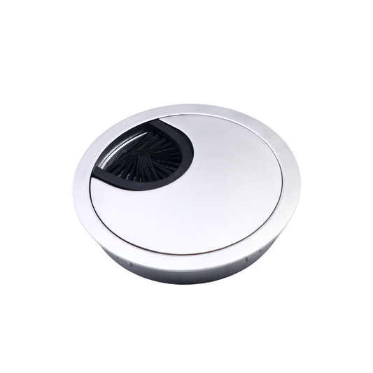 Pasacables de metal de 60 mm - Plateado – Furnica