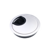 Pasacables de metal de 60 mm - Plateado