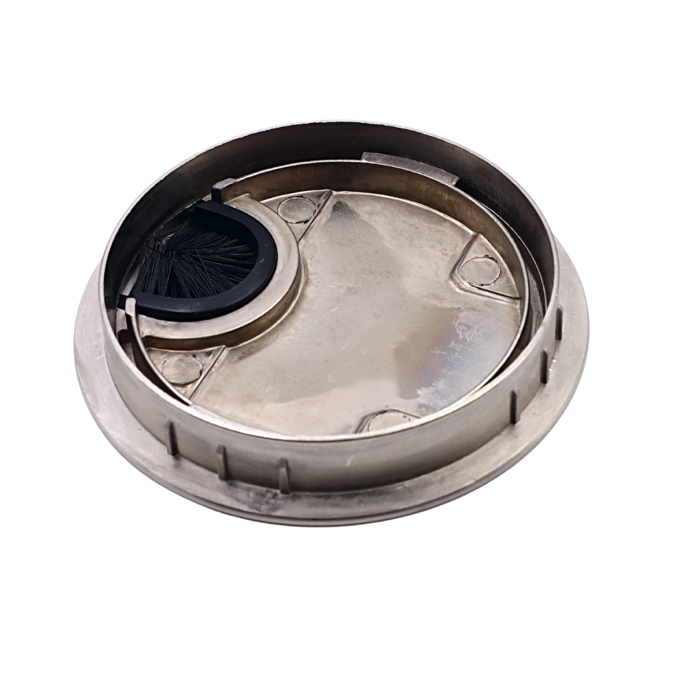 Pasacables de metal de 80 mm - Acero cepillado (3) – Furnica