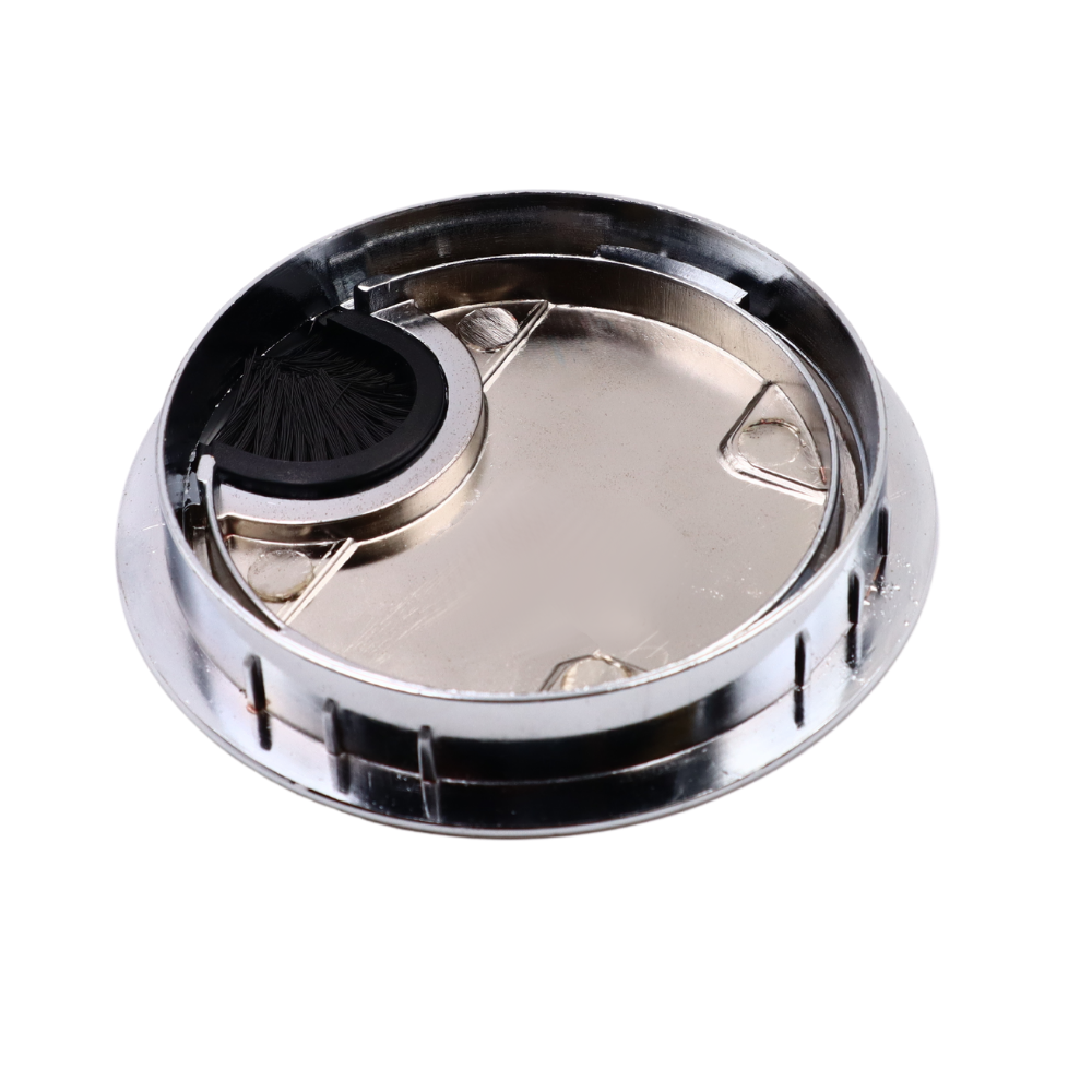 Pasacables de metal de 80 mm - Cromado (3) – Furnica