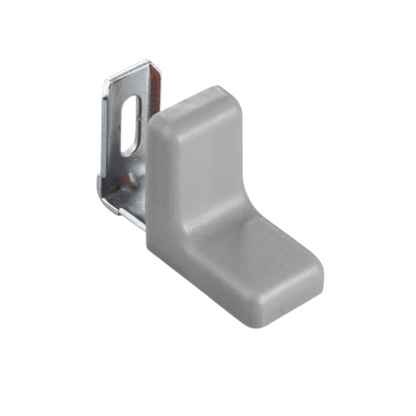Ángulo de muebles de metal con cubierta de plástico - Gris – Furnica